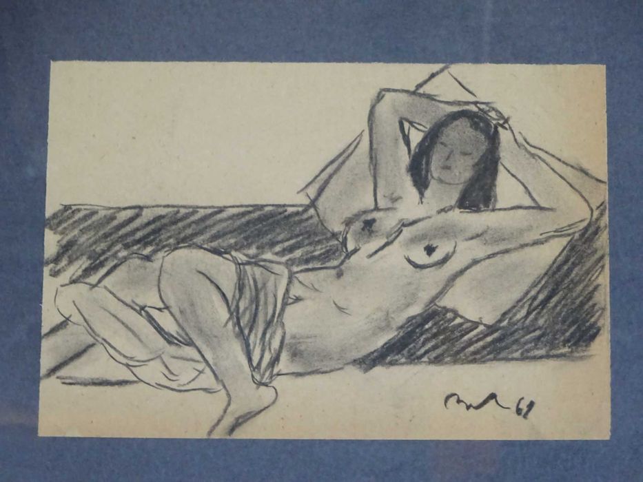 Corneliu Baba, ’Nud’, carbune pe hartie