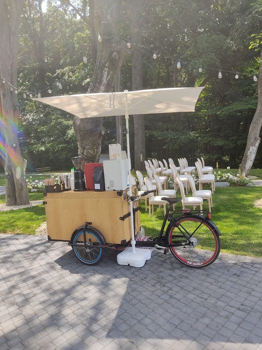 Bar mobil, coffee bike,  Cargo bike, cafenea pe roti