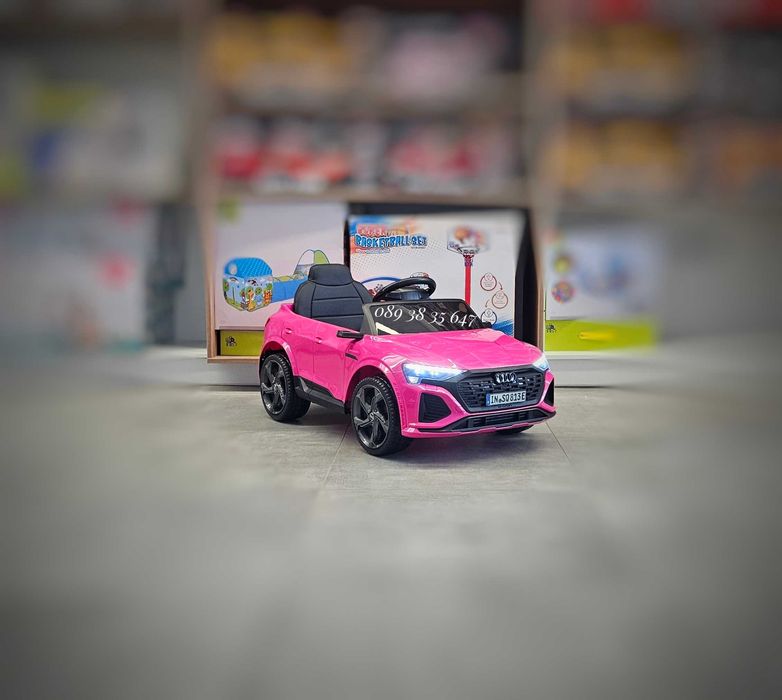 ТОП ЦЕНА!НОВО!Акумулаторен джип Audi SQ8 с 12V,EVA гуми,кожена седалка