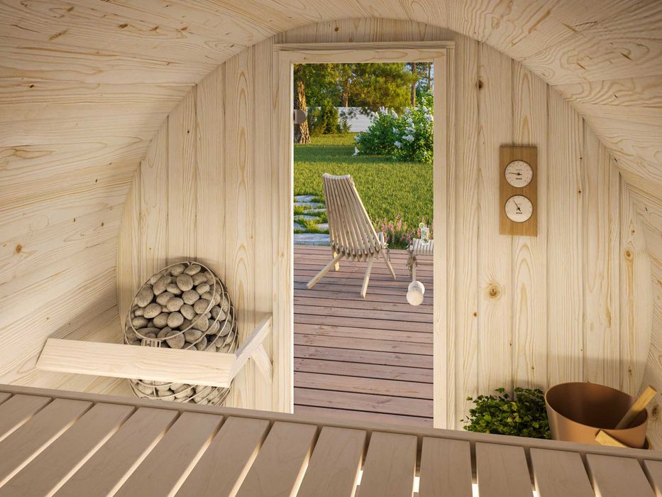 Sauna din lemn nordic Anita