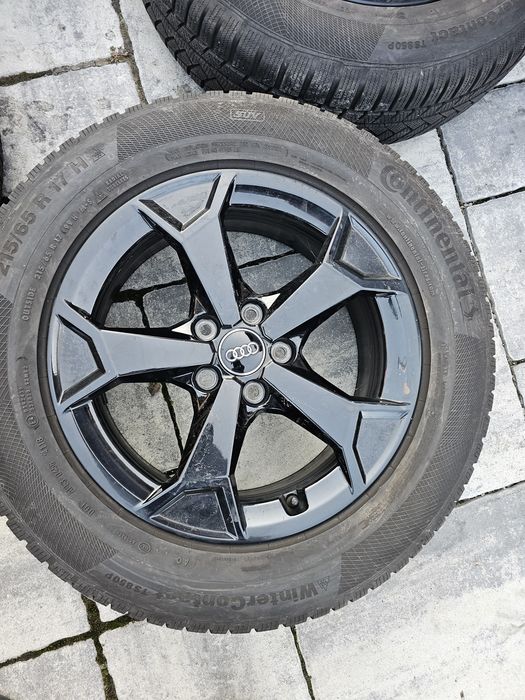 Jante originale Audi Q3 r17 cu cauciucuri de iarna