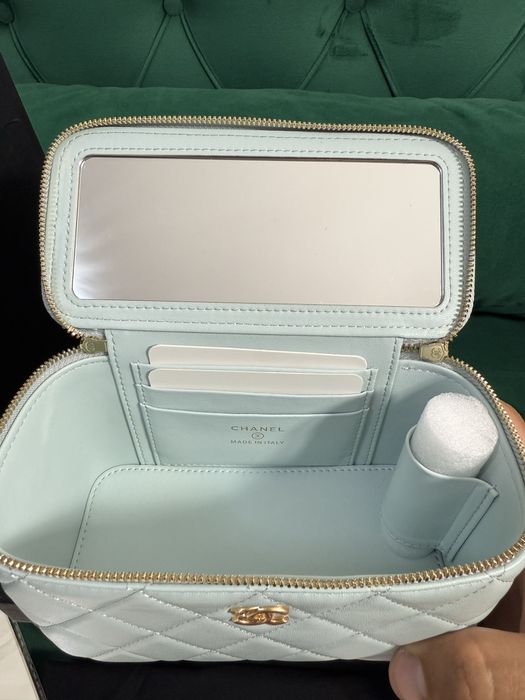 Geanta Chanel Vanity piele naturala 100% Full Box colectie noua
