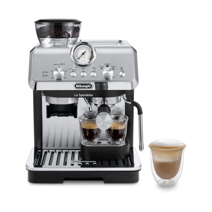 Еспресо Кафе машина Delonghi La Specialista нова мострена Бройка