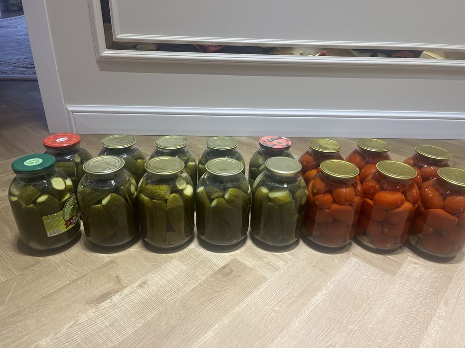 Соленье огурцы,помидоры. Все этого года!