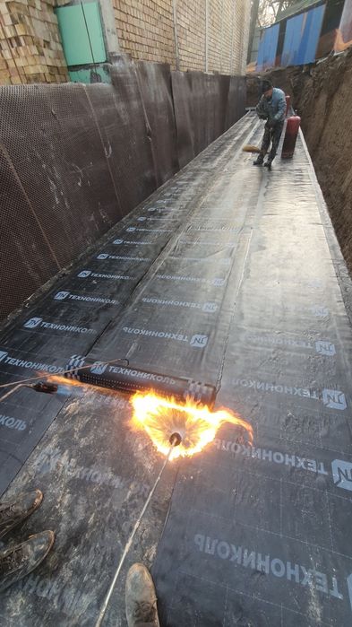 Gidroizolyatsiya Tom katlavan sanuzel vertikal izolyatsiya ishlari