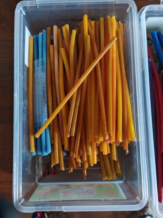 Свечи медовые восковые