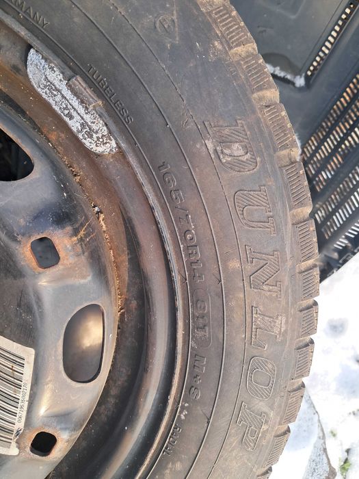 Roti Jante cu cauciucuri 165 70 R14 Polo Fabia Ibiza