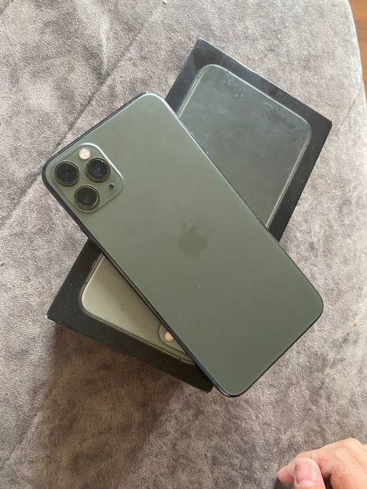 Iphone 11 Pro Max Green Full Karobka Bor