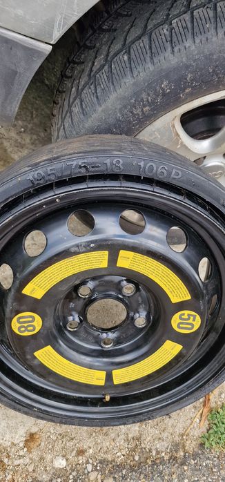 Roata rezerva slim audi q7  vw touareg  195/75 R18