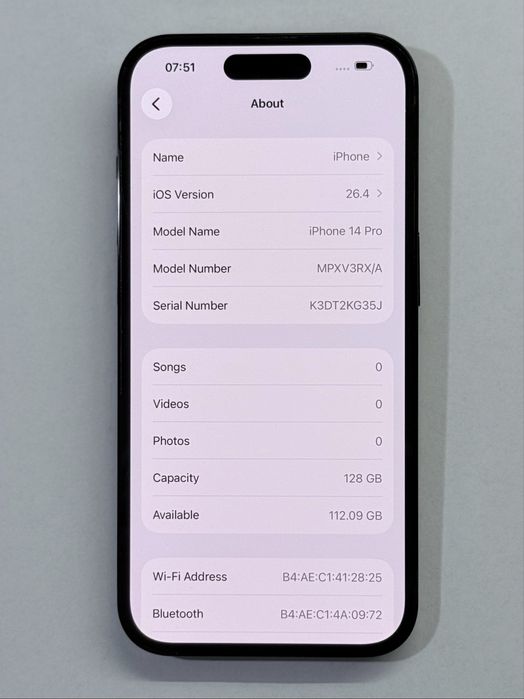 iPhone 14 Pro Black 95% battery