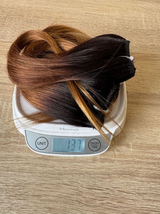 РАЗПРОДАЖБА – 100% натурална индийска коса, 40см, 137 грама