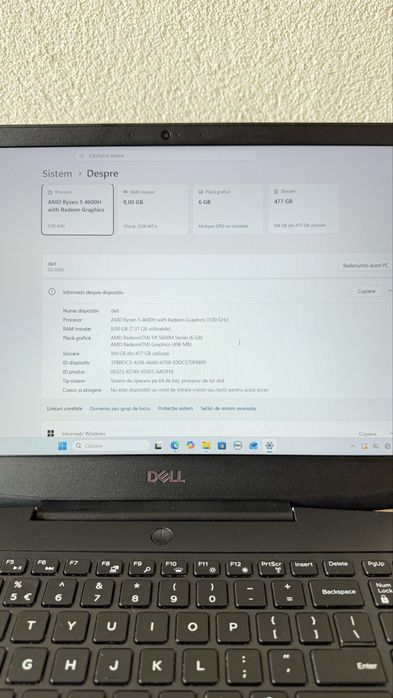 Laptop Gaming Dell G5 SE 5505 – Ryzen 5 4600H / RX 5600M 6GB / SSD 512GB