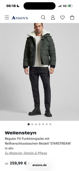 Немско Зимно Яке от WELLENSTEYN XXL Нова цена 279 ЕВРО 3 Пъти обличано