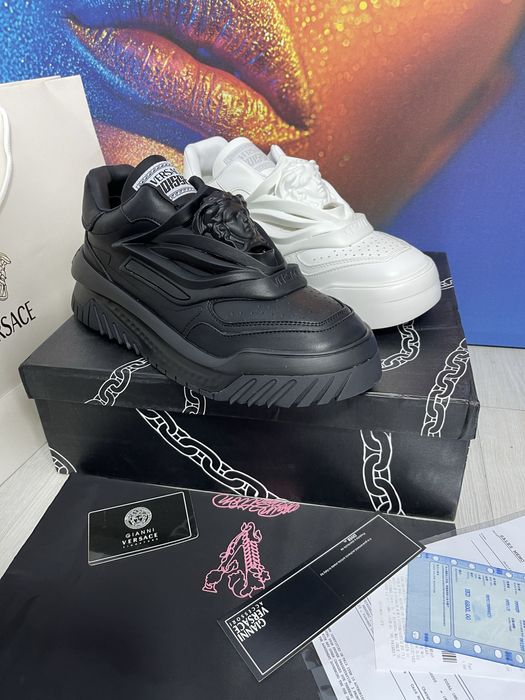 Adidasi Versace Odissea piele naturala 100% Full Box colectie noua