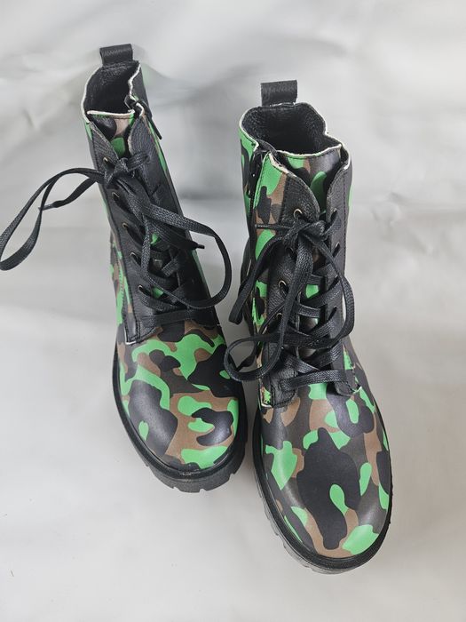 Ghete damă Army , piele naturală