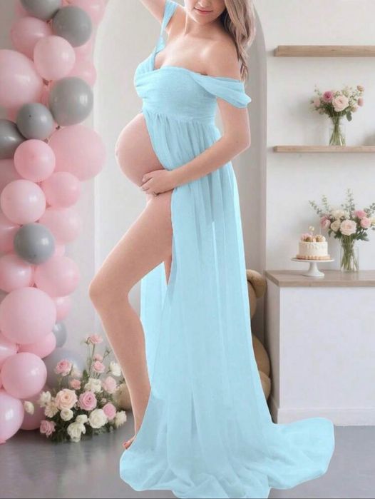 Рокля за фотосесия за бременни