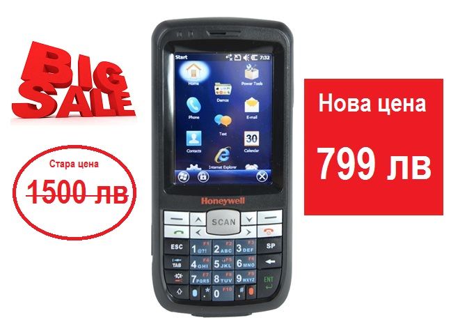 Мобилен терминал с вграден баркод скенер Honeywell Dolphin 60s