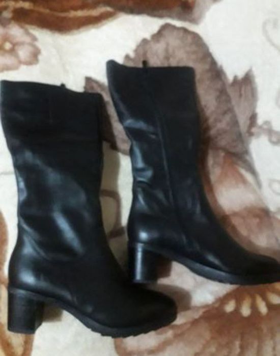 Продам сапоги зимние кожаные