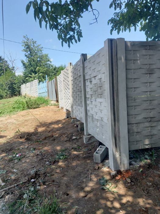 Gard beton foarte bine lucrat
