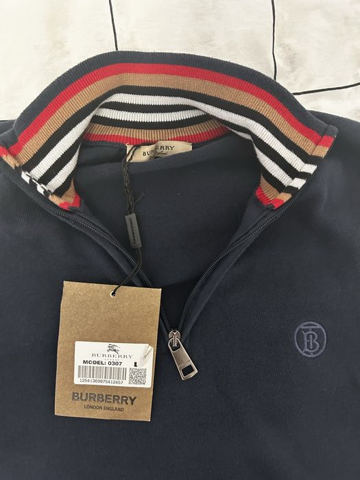 quarter zip burberry