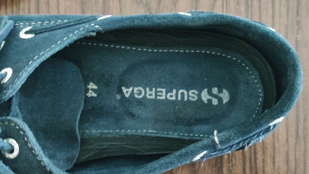 Мъжки велурени мокасини Superga