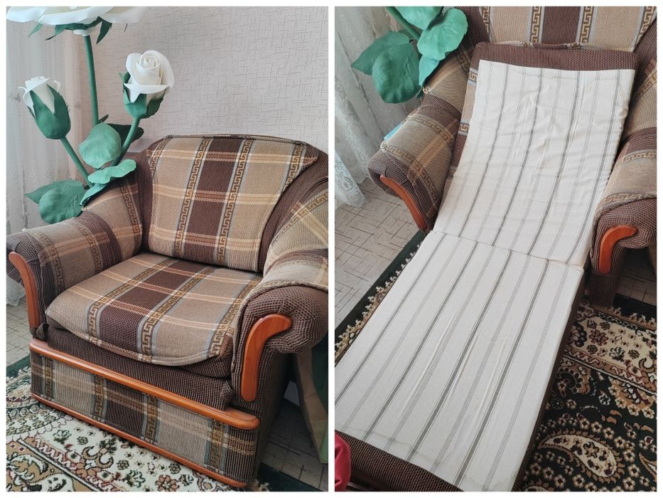 Диван и 2 кресла-кровати