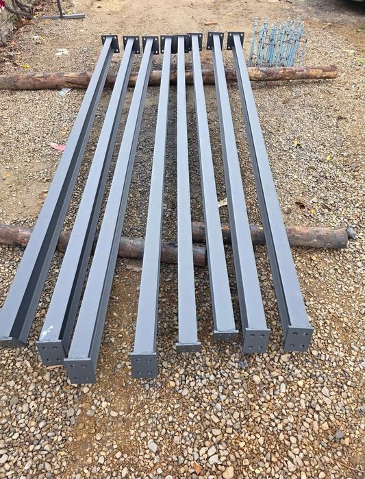 Vând 6ferme metalice la 10m din ipe160 și 12stalpi