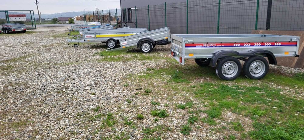 Remorca ATV 750 kg 2.35 x 1.25 m  Asiguram Transport - PLATA IN RATE !