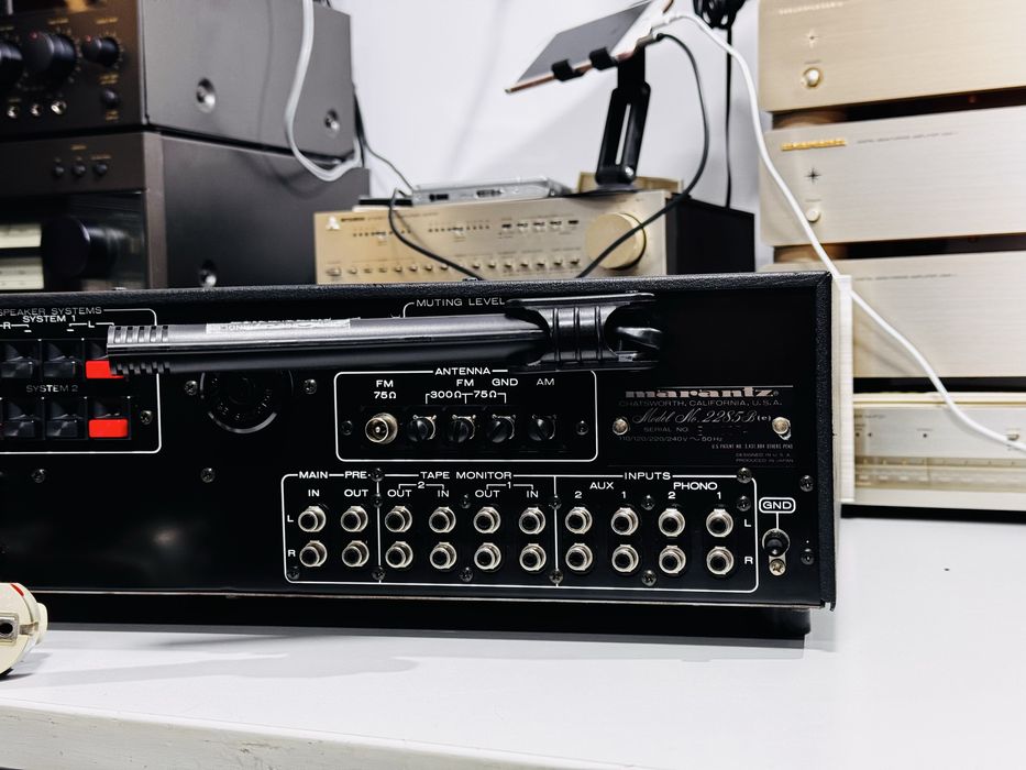 Amplificator/amplituner  MARANTZ model 2285B, 85W/canal 8ohmi, ca NOU
