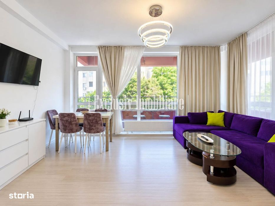 Apartament cu 3 camere in Bloc Nou cu Terasa Mare si Parcare Privata