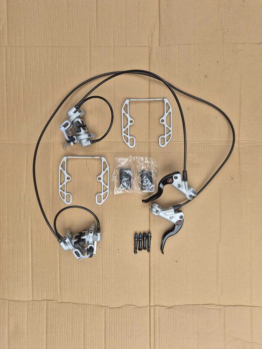 Set frane hidraulice fata-spate, Magura HS33, Evo2 , inclusiv saboti noi