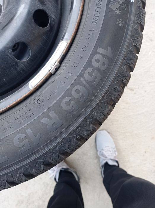 4бр.Зимни гуми 185/65 15 Semperit Перфектни!-Внос от Австрия