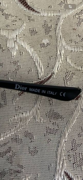 Очки Dior — круглая форма, украшены камнями, оригинал. Без коробки