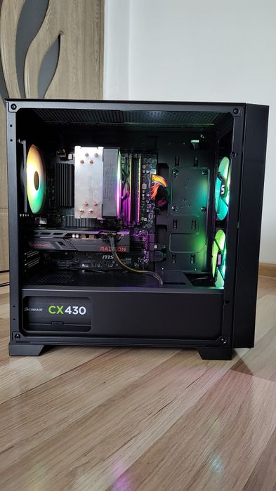 Pc gaming nou Ryzen 7 5700X/Rx 6600/16gb ram Gta V Fortnite Cs 2