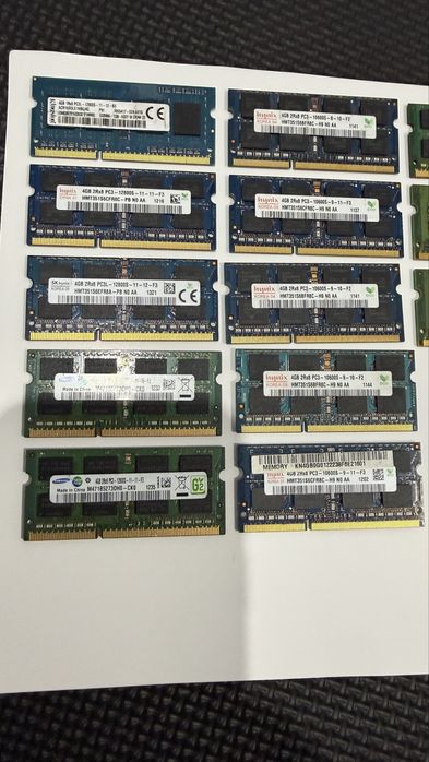 Placute rami laptop 4gb  ddr3 hynix / samsung / kingston