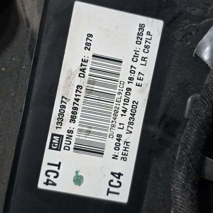 Carcasa aeroterma Opel Astra J GTC