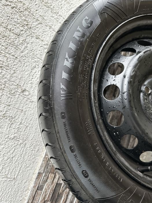 Jante 4x100 Dacia Logan 185/65 r15 cauciucuri vara 2024 Renault/Opel