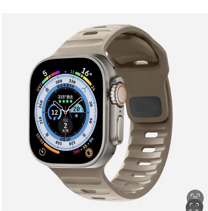 Curea/Husa TPU Pin Metalic Colorata Incarcator Ceas Iphone Apple