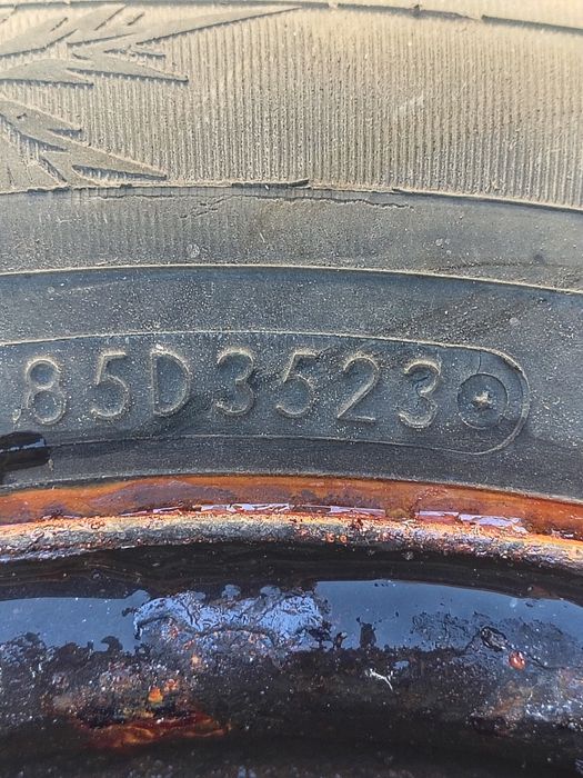 Железни джанти с зимни гуми Дот2023 г.