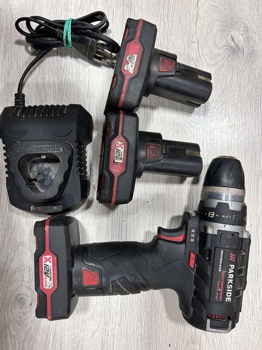 Винтоверт  Parkside Performance PBSPA 12 B2 с 3 батерии 4ah