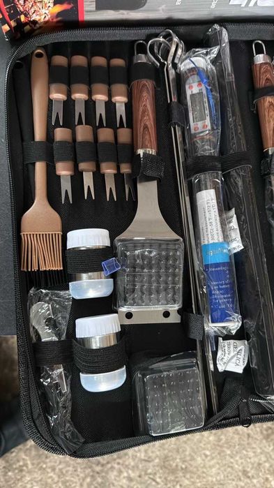 Set ustensile grătar 30 piese NOU