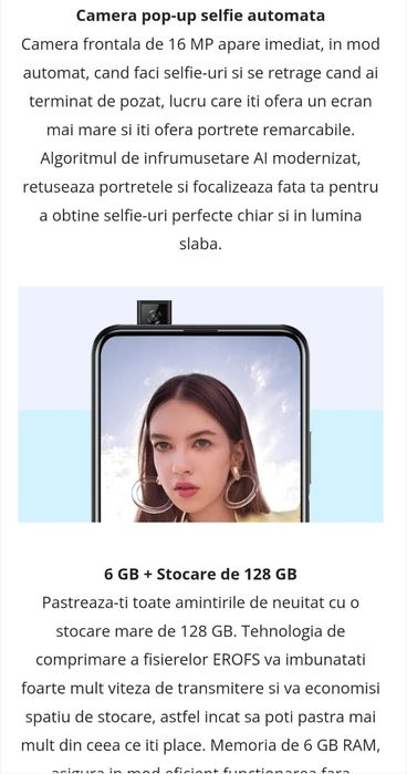 Vând Huawei p smart pro