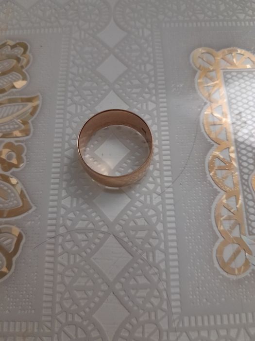 Обручальное кольцо 583 пробы
