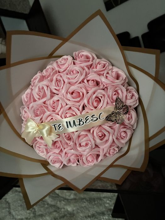 Buchete din trandafiri de sapun