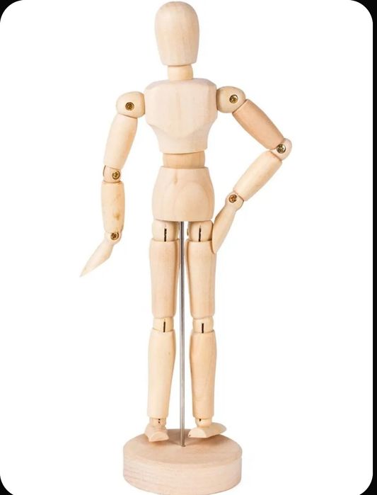 Игрушка Манекен деревянный