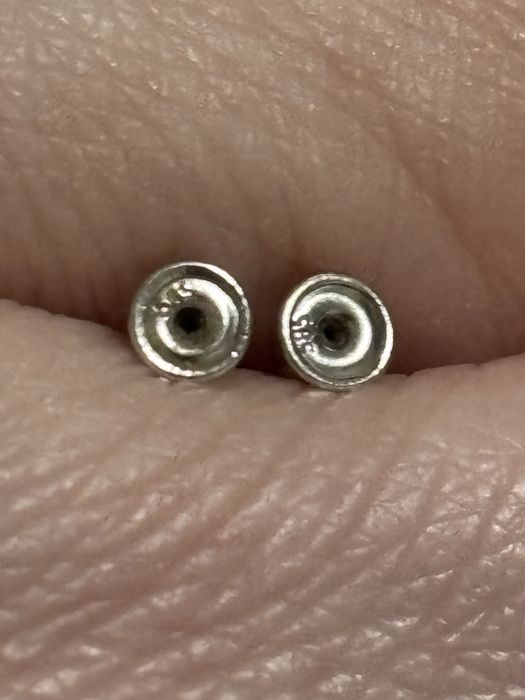 Cercei Lilu aur alb 14k