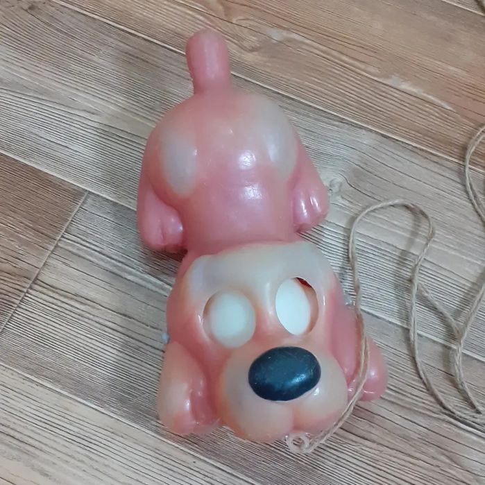 Игрушка "Собачка с вращающимися глазами" СССР,целая