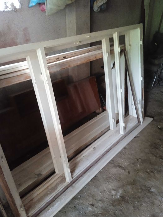 Fereastră 4 canate și Ușa lemn masiv