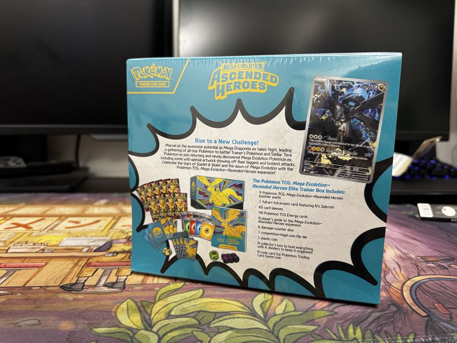 Factory sealed Excelent condition Pokemon Ascended Heroes ETB