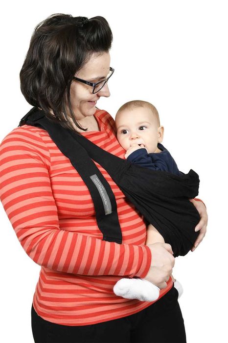Sling 4 in 1 Minimonkey, Negru